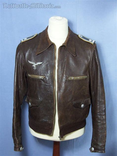 luftwaffe leather jacket replica|luftwaffe pilot leather jacket.